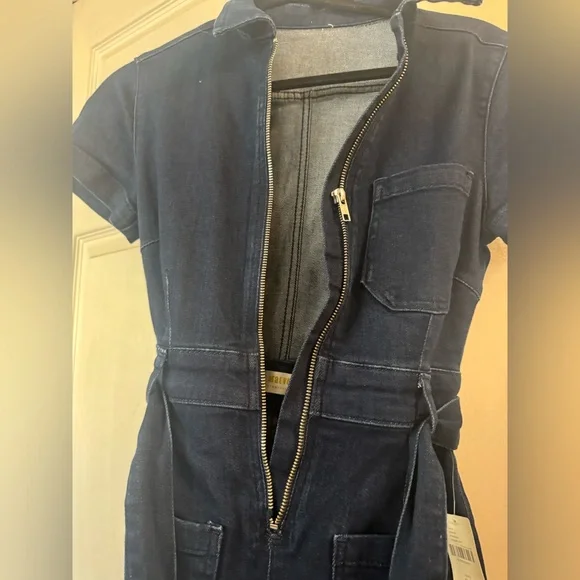 *broken zipper* NWT Anthropologie The Colette Weekend Jumpsuit by Maeve US 0P - Picture 8 of 11